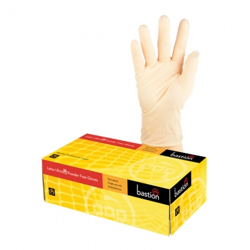 Bastion Latex Ultra P/F Gloves Small