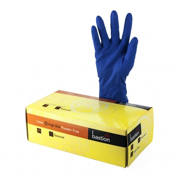 Bastion Latex Hi-Risk P/F Gloves Large