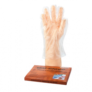 Bastion PE Clear Medium Gloves