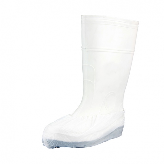 Bastion Polyethylene Overshoes - White