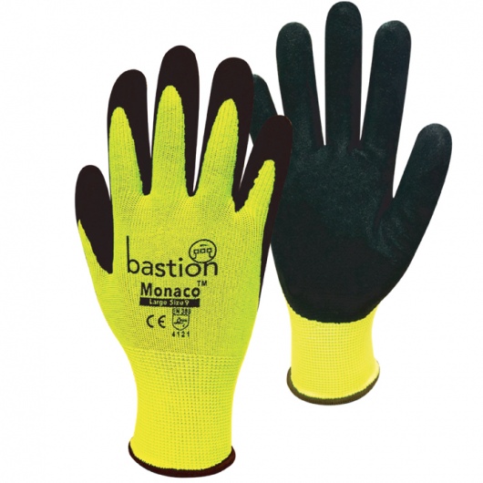 Bastion Monaco™ High Viz Yellow Polyester Gloves